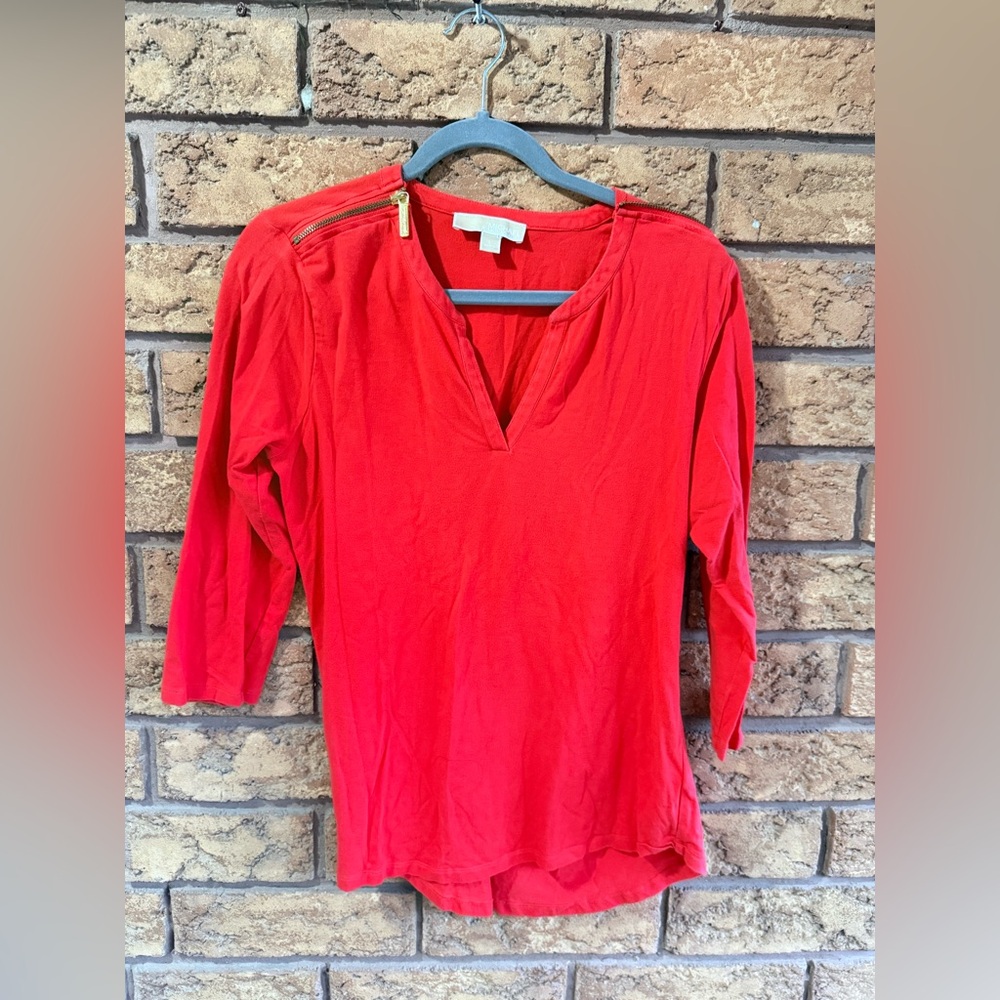 4/$25 • Michael by Michael Kors Zip Detail Top‎